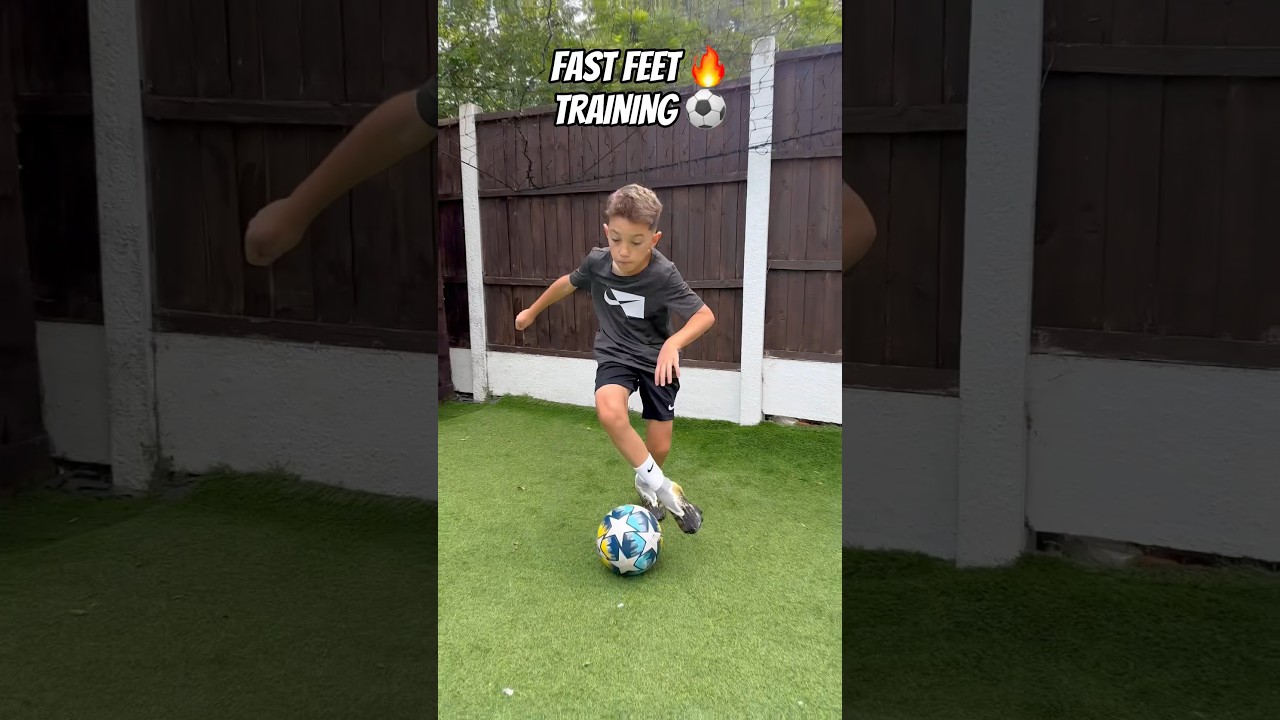 FAST FEET 🔥😱 BALL ✨ MASTERY ⚽️ FOOTBALL TRAINING 👍🏻TRY IT