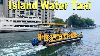 Toronto Island WATER TAXI Watching | Downtown Harbourfront Look