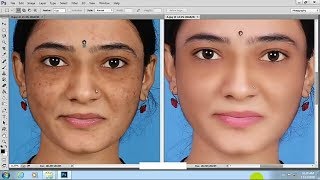 Photoshop_cs3:_Retouching_and_Soft-Skin_1Minute_by photoshop & video editing gyan screenshot 3
