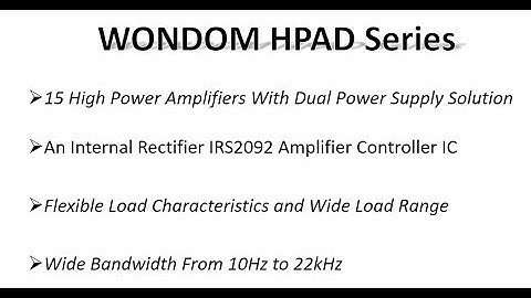 Incredible strong HPAD-2500A based on IRS2092 chip