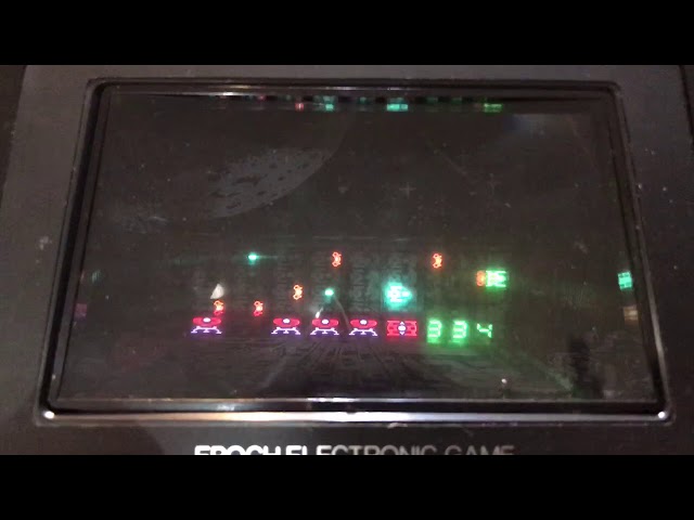 エポック社 LSI]スペースディフェンダー(一周クリア動画) - YouTube