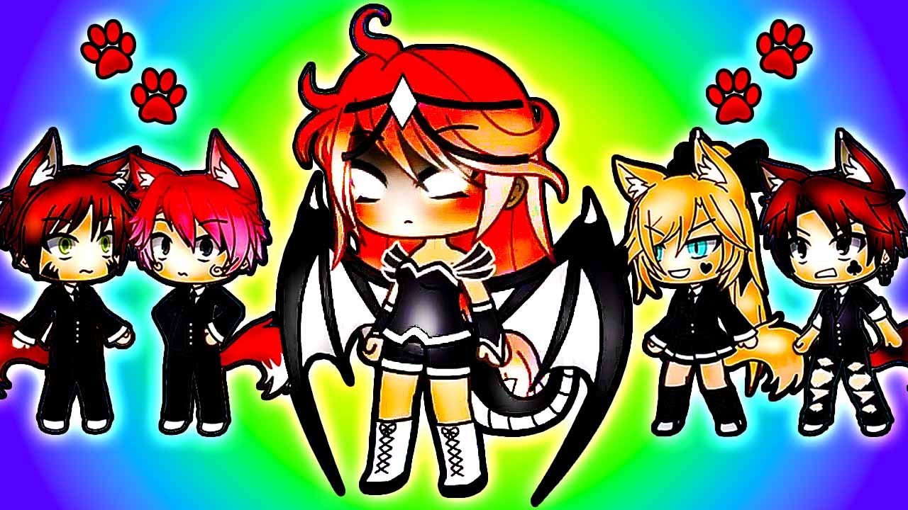 A DRAGON in an all ALPHA SCHOOL! 🐉🐾 Gacha Life Mini Movie Fantasy Story Reaction