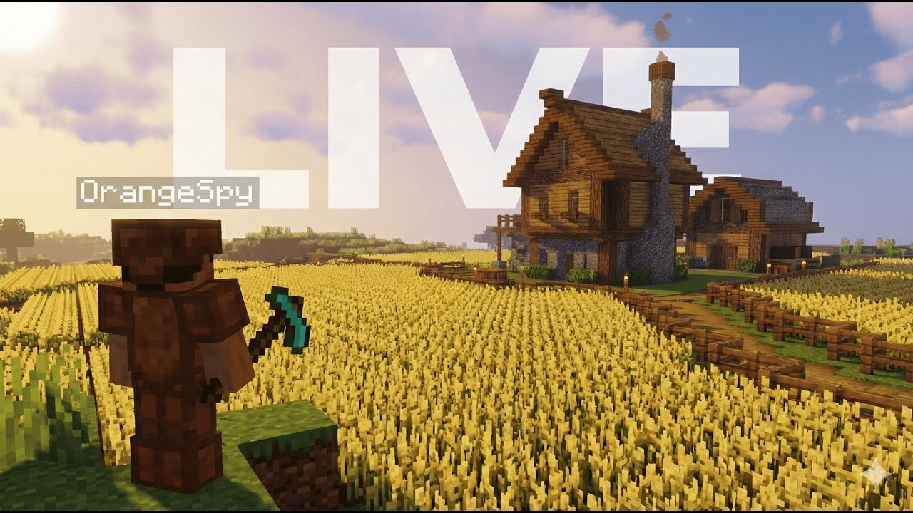 Making Food Farm Because I am Hungry in Minecraft Survival Day 9🥲 