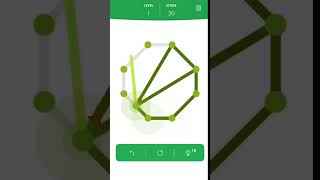 1LINE one-stroke puzzle game. Level 1. Stage 30. 1-30.