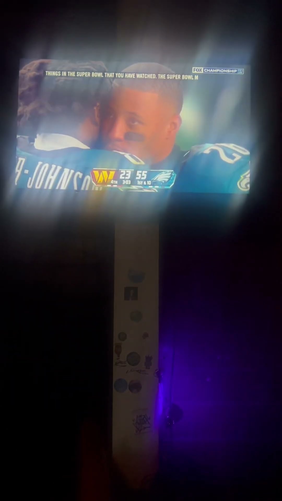 I walked in the bar and saw the score #hoodnews #philadelphiaeagles #NFL #sports #footballshorts #us