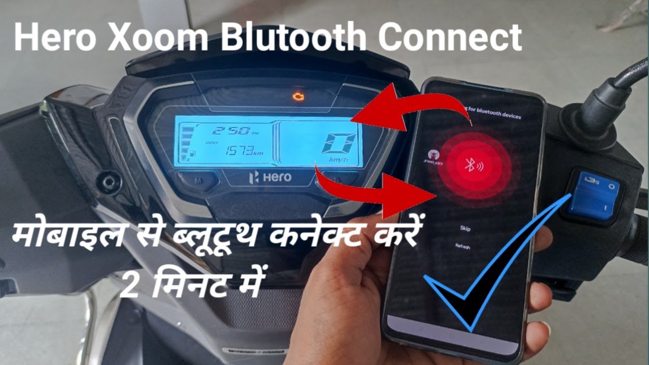 Hero Xoom Blutooth Connection//Hero Xoom 110 2023 blutooth connection ...