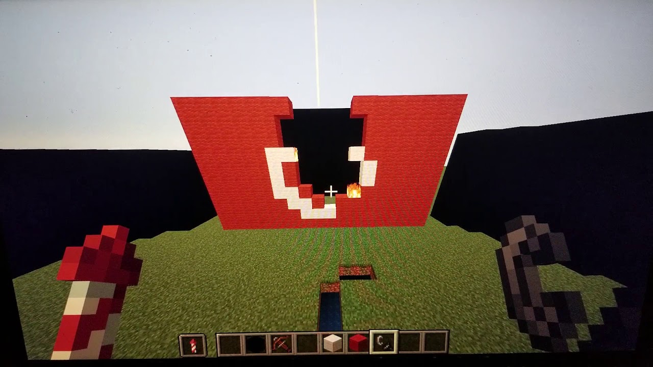 burning turkish flag in minecraft because im bored YouTube