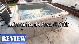 Lifesmart Sand 4 Person Hot Tub Review - Best hot tub, great price, super quality!