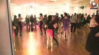 Danielle Y Samir Social Dancing At Salsa Dura Houston