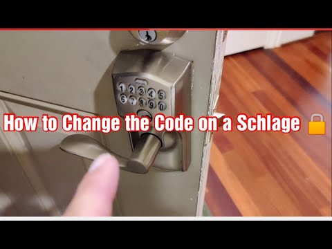 Video: Jak znovu zadáte klíč Schlage Lock klíčem pro reset?