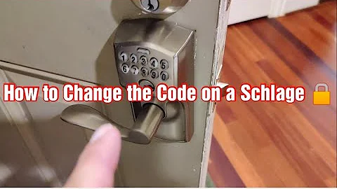 How to Change the Code on a Schlage Lock