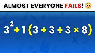 This Simple Math Problem Tricks Almost Everyone… Can You Solve It Correctly? 😳