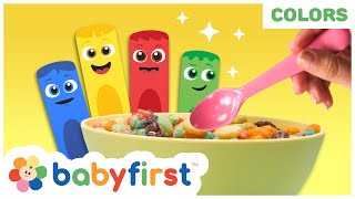 Toddler Learning Videos | COLOR CREW MAGIC - Breakfast \& More | Magical Colors Show | BabyFirst TV