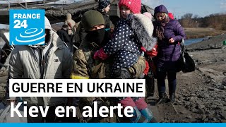 Des chars russes menacent le nord-est de Kiev, les 27 réunis à Versailles • FRANCE 24