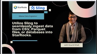Utilize Sling to seamlessly ingest data from CSV, Parquet files, or databases into StarRocks.