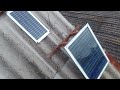 Саморобна сонячна панель вже на даху і працює / Homemade solar cells