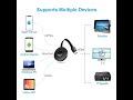 Wi fi display tv dongle receiver chromecast 4kmi tv stick screen mirroring dlna miracast android