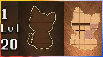 Jigsaw Wood Block Puzzle - Gameplay Walkthrough - Levels 1-20