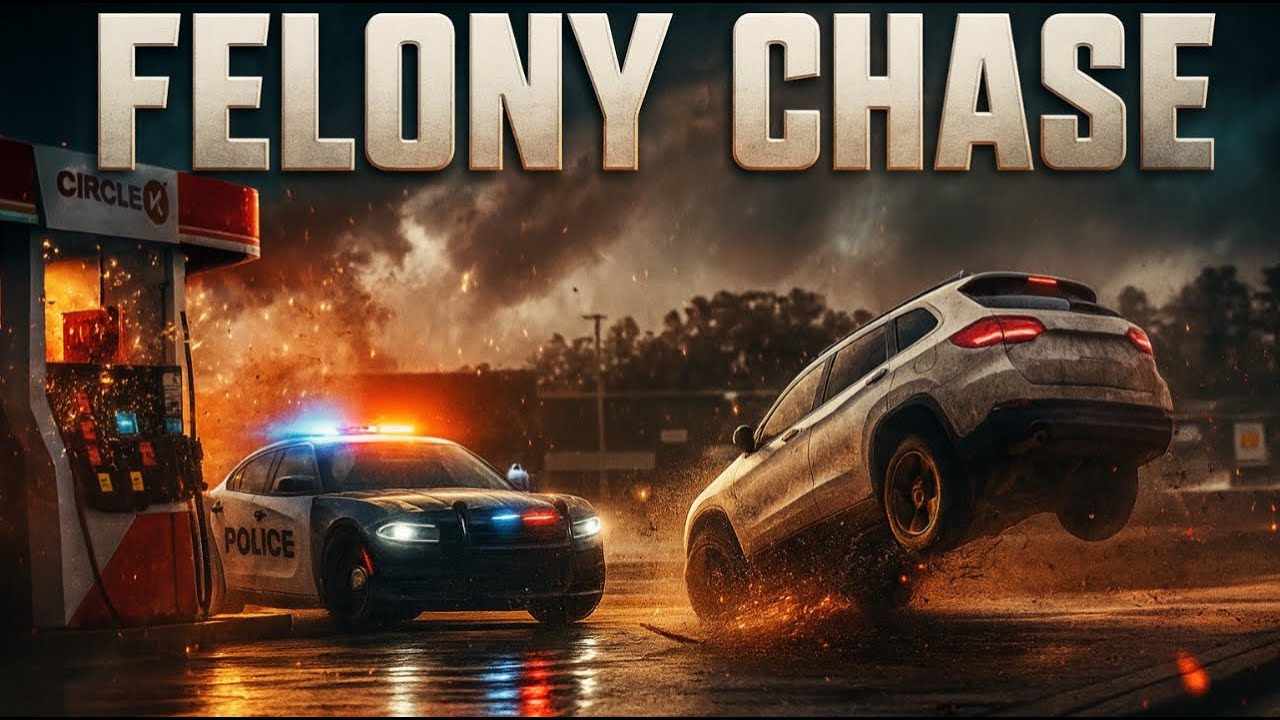 Wild Police Chase Ends in Shocking Way! - YouTube