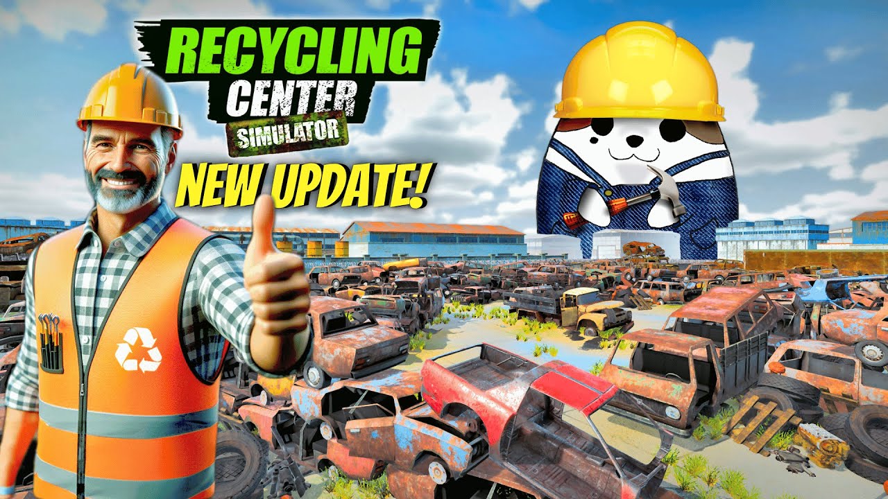 New Maps and turning Organic Waste into Bio Gas in Recycling Center Simulator! | New Updates! Ep 6