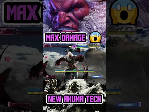 Akuma MAX DAMAGE Combo 🤯 (Gouki New Tech!)