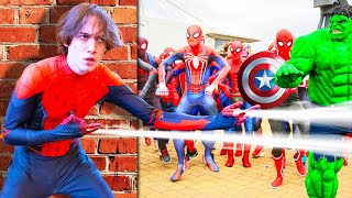 Spiderman VS The Avengers - Hide and Seek!