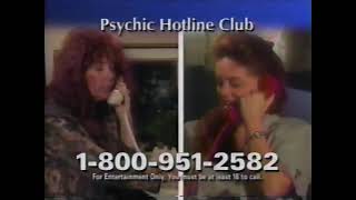 Psychic Hotline Club ad, 1995