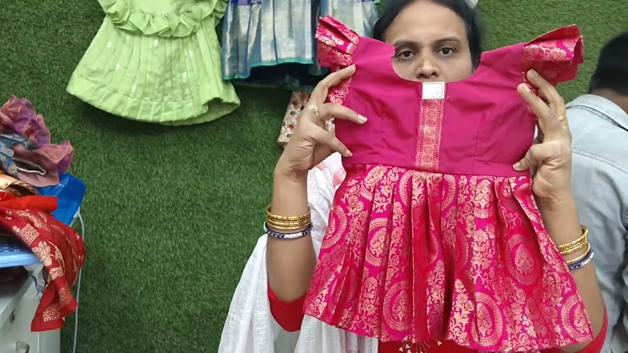 0-1 year kid Frocks from Maa vastram by blush boutique 