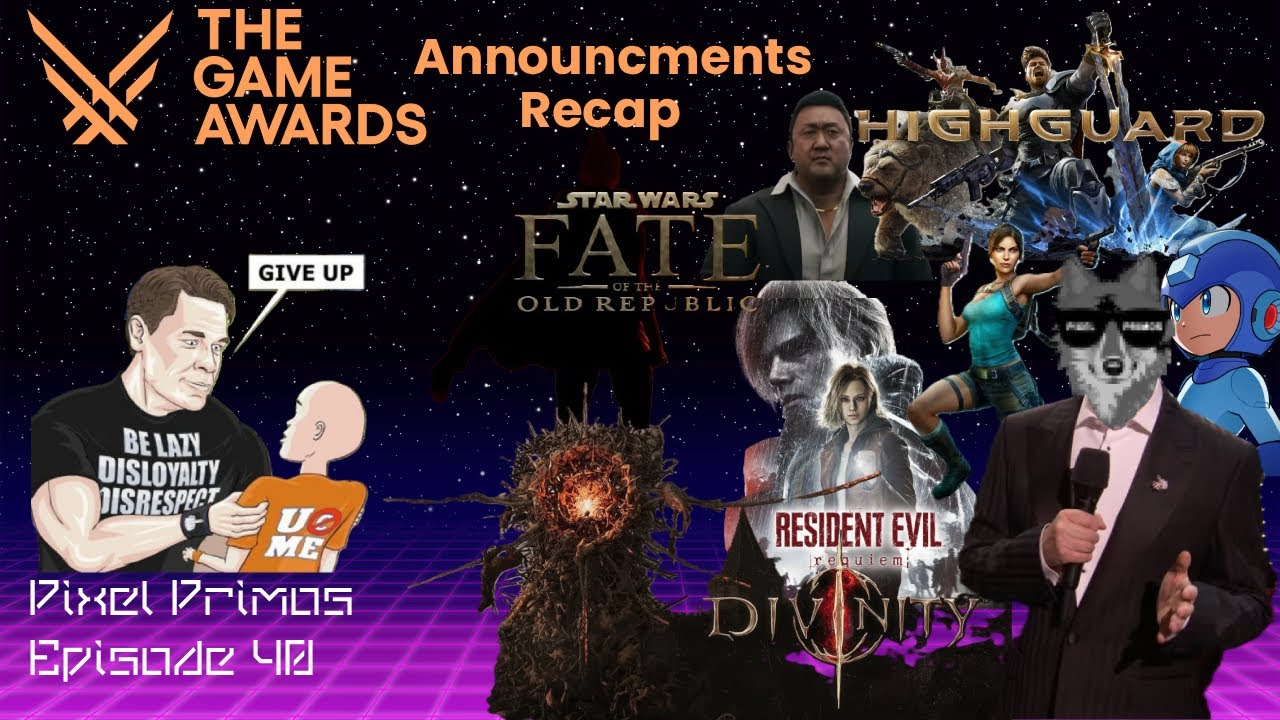 Game Awards 2025 Announcements Recap & John Cena's Final Match - Pixel Primos - Episode 40