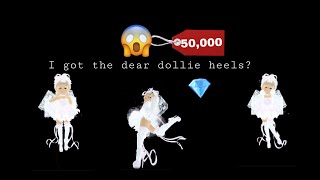 I bought the DEAR DOLLIE HEELS?! (Most expensive heels in royale high)||LifeAsKit