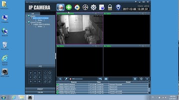 ieGeek outdoor ip camera.Change the reselution via the pc.