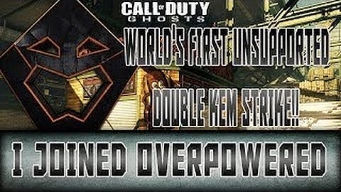 COD Ghosts Double KEM Strike w/K7 on Strikezone (Ghosts Double Kem Strike One Game)