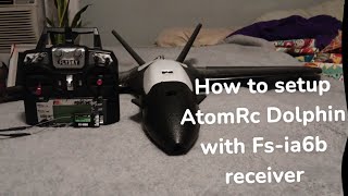 How to setup Atom rc dolphin with fsia6b rec (pwm)