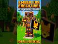THE EMBER FOX EXECUTIVE! 🔥🦊 #shorts | BEST RESIN ARMOR COMBO? 🧡 #minecraft