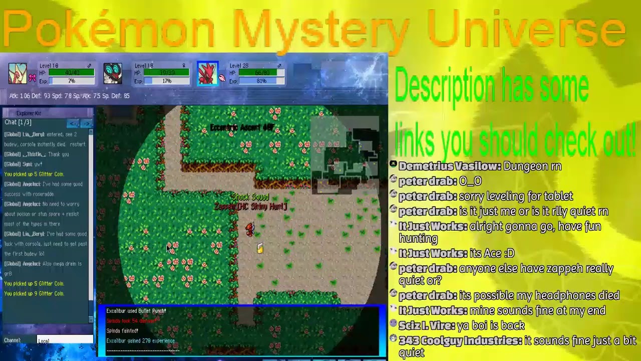 Pokémon Mystery Universe Birthday Event Eccentric Ascent with SHINIES