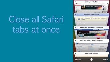 Close all iOS 7 Safari tabs at once