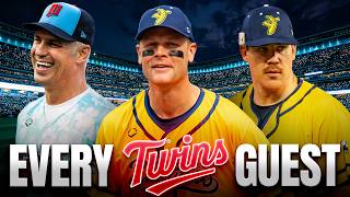EVERY Twins Guest from Minnesota Joe Mauer Justin Morneau Trevor May Tony Oliva Brian Dozier