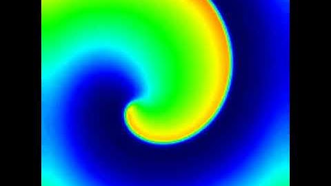 Chaste: re-entrant spiral wave simulation