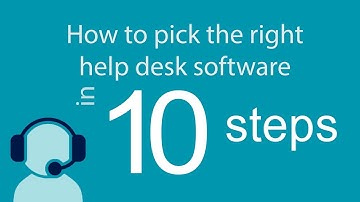 How to pick help desk software in 10 steps