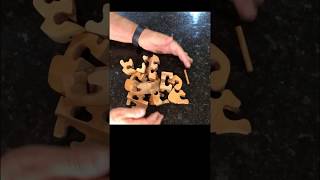 3D Wooden Turtle Puzzle