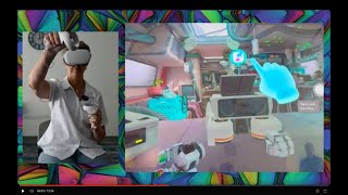 Trying virtual reality at the Lansing Library