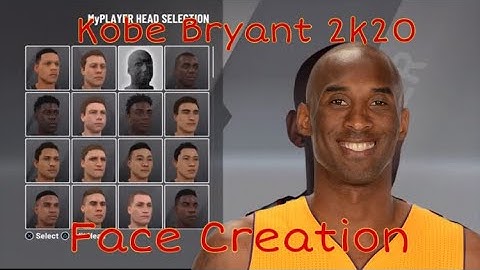 Kobe Bryant 2K20 Face Creation