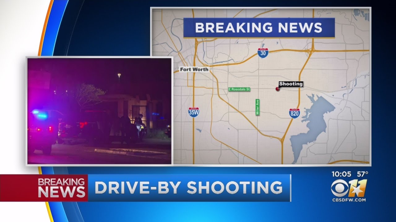 Fort Worth Police Investigate Drive-By Shooting - YouTube