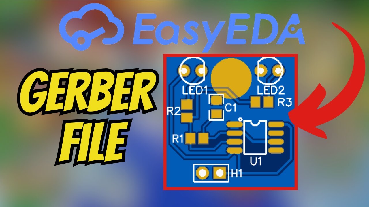 How To GENERATE Gerber File In EasyEDA! [QUCK & EASY] - YouTube