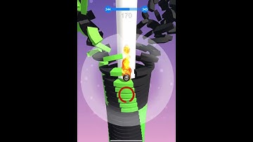 Stack Ball 3D Level 344 Gameplay (iOS,Andriod) #shorts