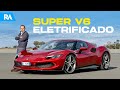 Primeiro teste Ferrari 296 GTB. Motor V6, TRAÇÃO TRASEIRA e 830 cv 😱