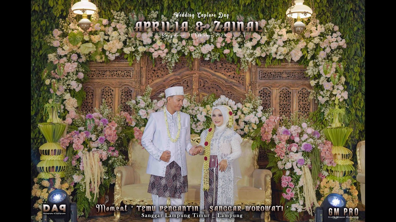 Wedding APRIL & ZAINAL _ Sanggar_WOROWATI_Lampung Timur