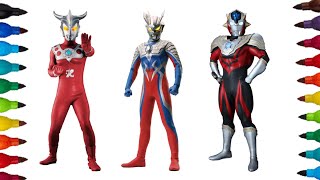 Coloring Ultraman Leo Zero Titas screenshot 1