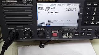FURUNO FS2575 DSC test call