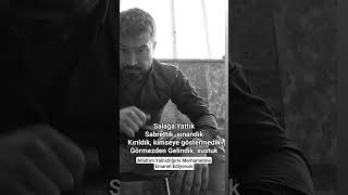 SUSTUK… AMA İÇİMİZDE KOPTU